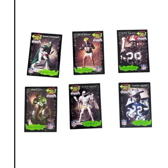 1994 Collector Coca Cola Monsters Of The Gridiron Card Lot 30 Cards - Picture 8 of 9